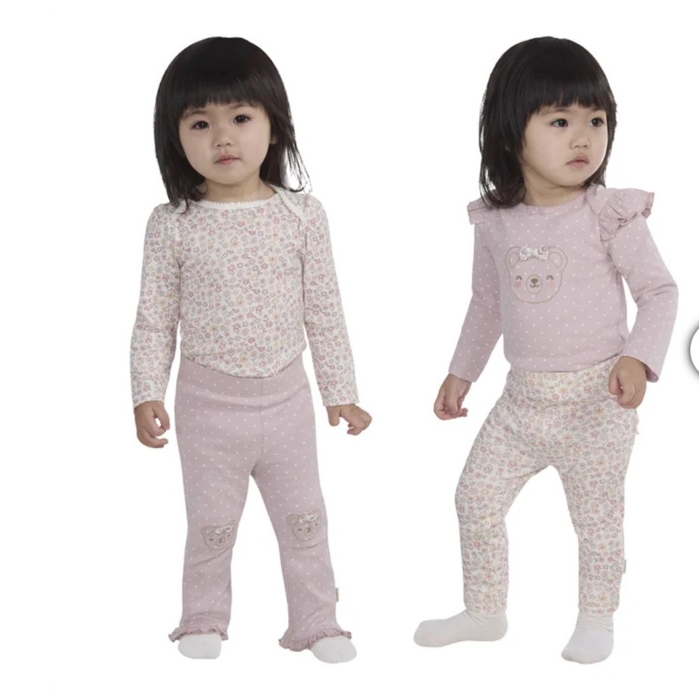 Huggies Lavender bear 4 piece layette set